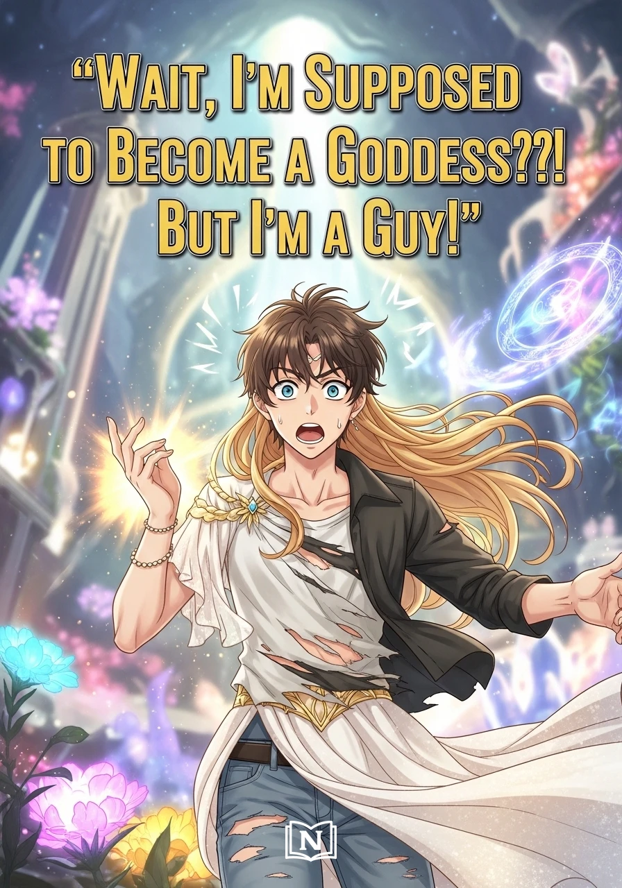“Wait, I’m Supposed to Become a Goddess?! But I’m a Guy!”